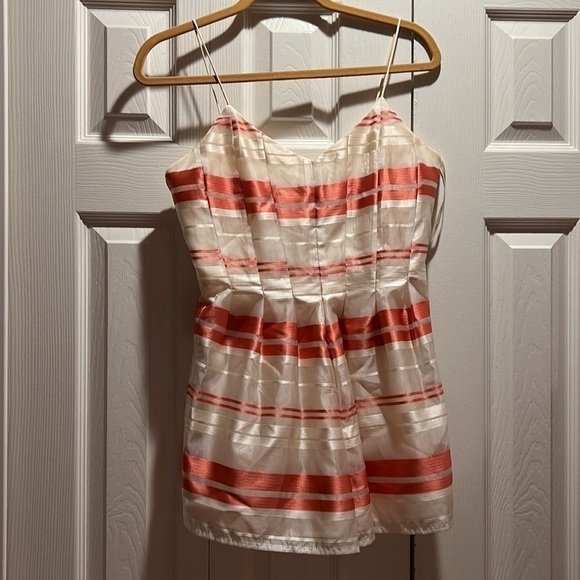 J.O.A candy stripe romper - Picture 2 of 5